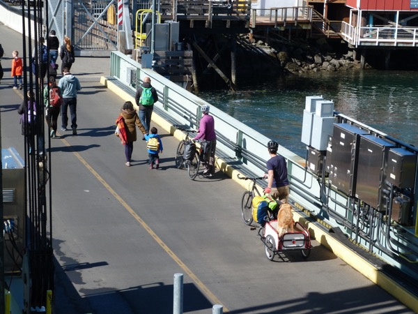 FerryPassengersDepart