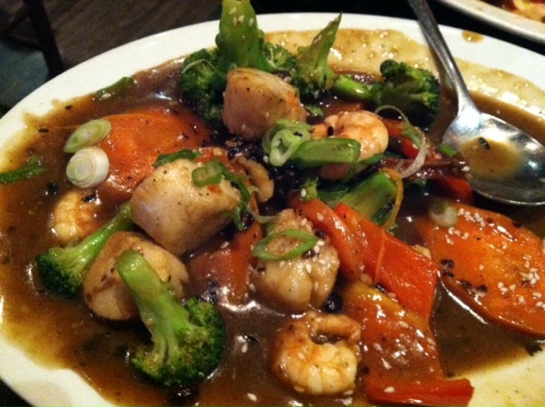 Scallop and Shrimp in Black Bean